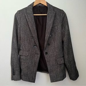 Express wool/tweed style blazer size 2